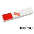 100 Pieces Two Cutting Plastic Razor Blade Label Clean Razor Glue Remover Window Glass Clean Scraper Car Wrap Sticker Squeegee Oasis Select 100pcs