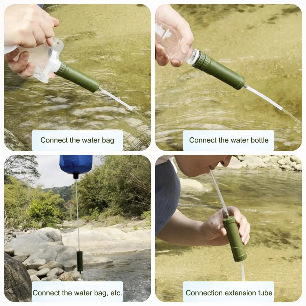 Portable Camping Straw Water Filter Purifier – 4000L