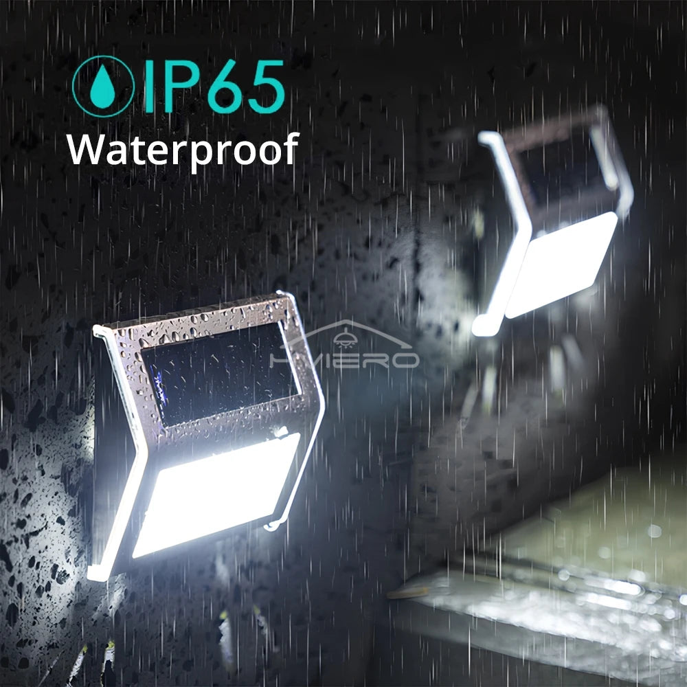 Solar LED Stair & Wall Lights – Waterproof Outdoor Garden Lamp