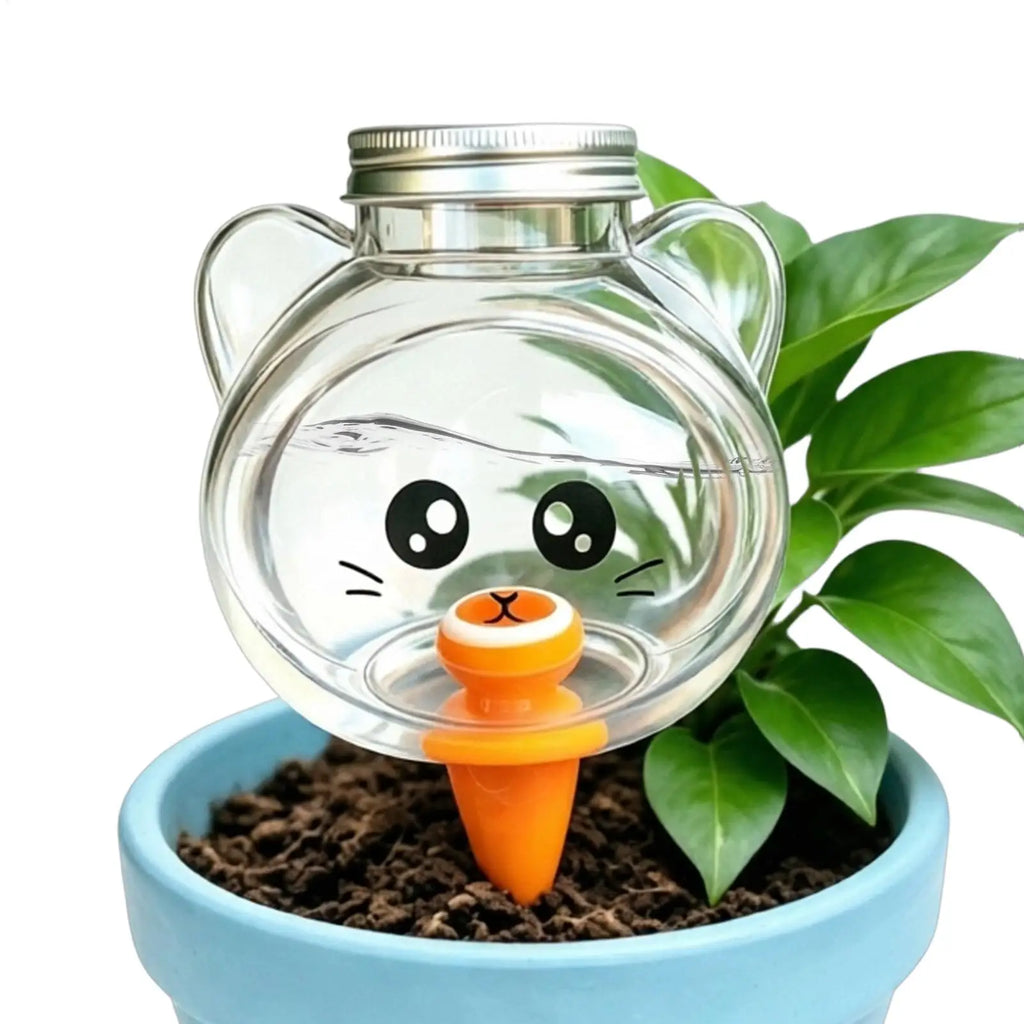 500ml Cat Self-Watering Globe | Drip Spike for Potted Plants