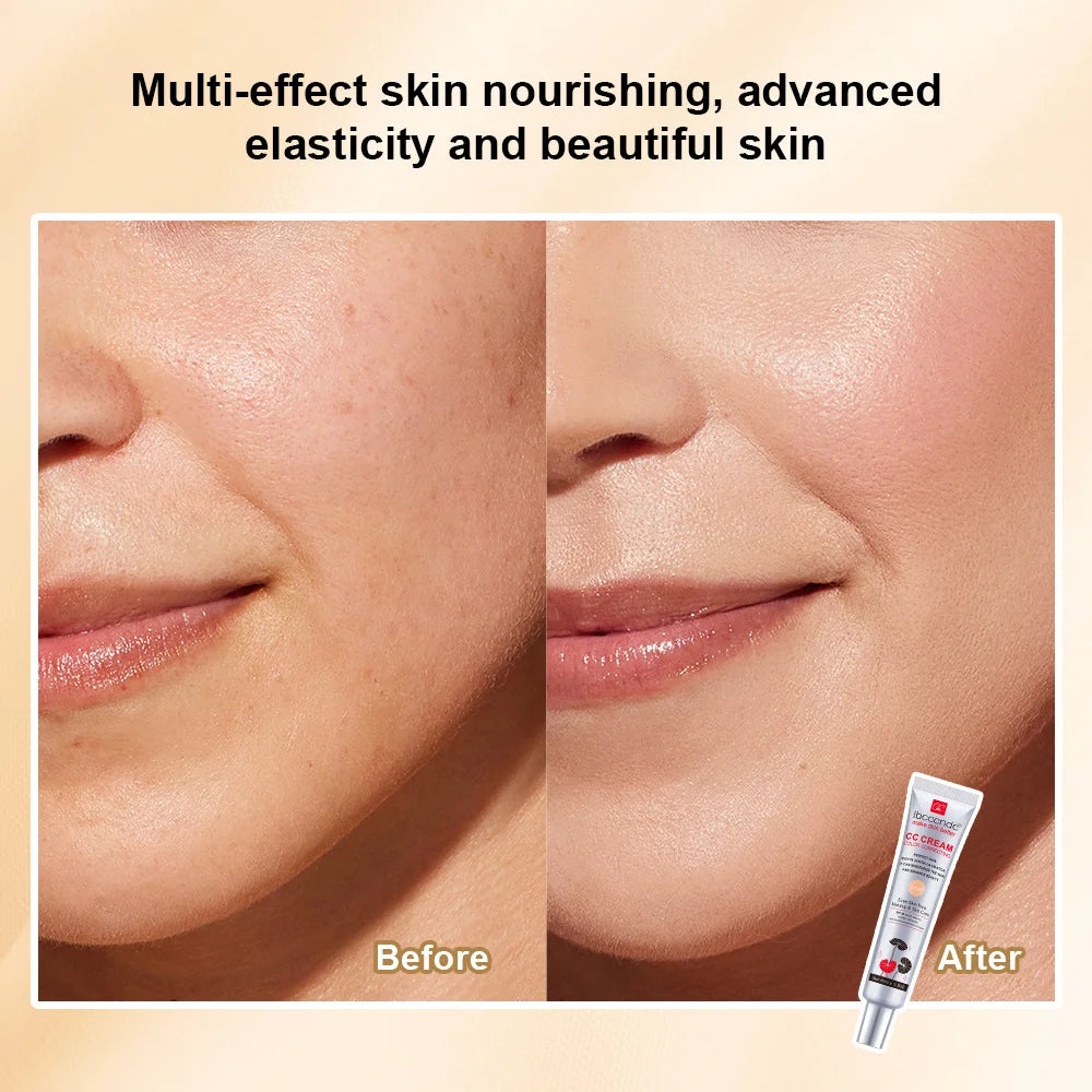 CC Cream Color Correcting Tone-Evening Korean Skincare Makeup Moisturizing Lightweight Natural Luminous Finish Foundation Base Oasis Select