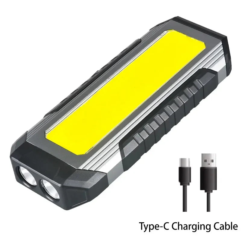 ESMARTER COB LED Work Light 4000mAh Magnetic Rechargeable Torch