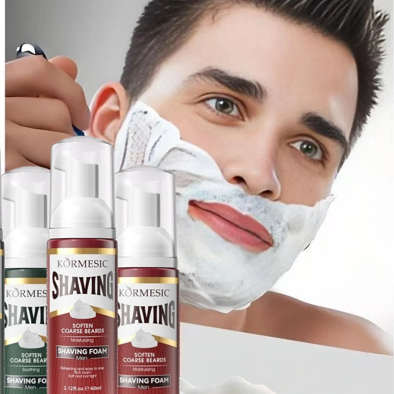 Men's Shaving Foam 60ml – Softening Dense Lather for Smooth Shave
