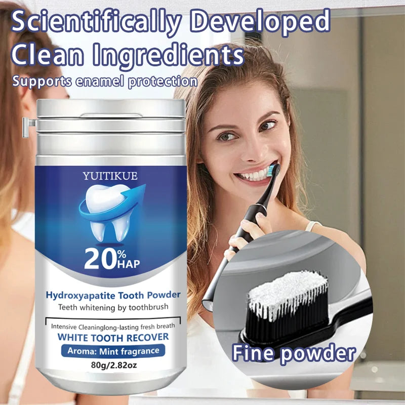 20% Hydroxyapatite Tooth Powder – Whitening & Enamel Repair