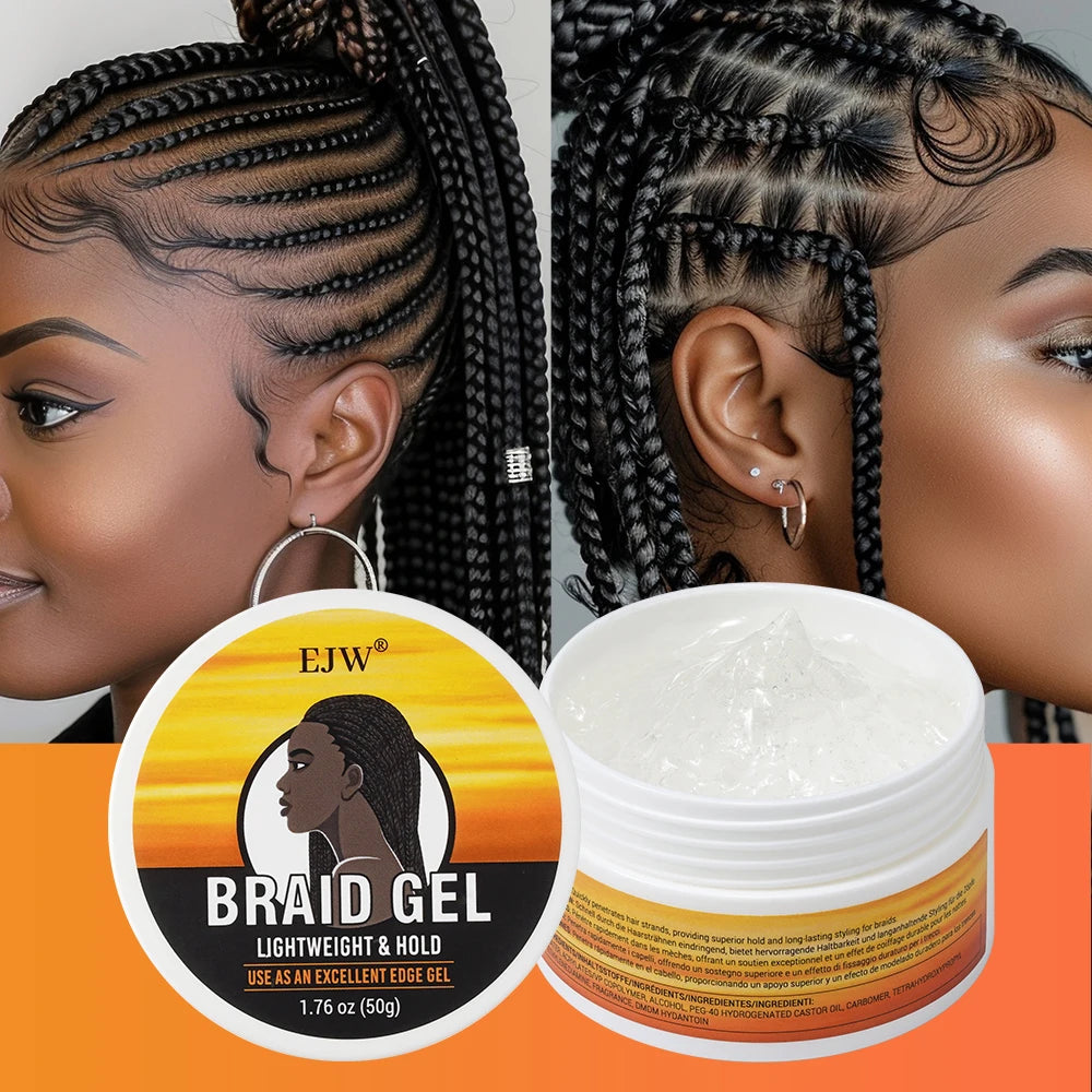 EJW Hair Braid Gel & Styling Wax – Edge Control & Curl Define Hair Styling Gel Oasis Select Default Title