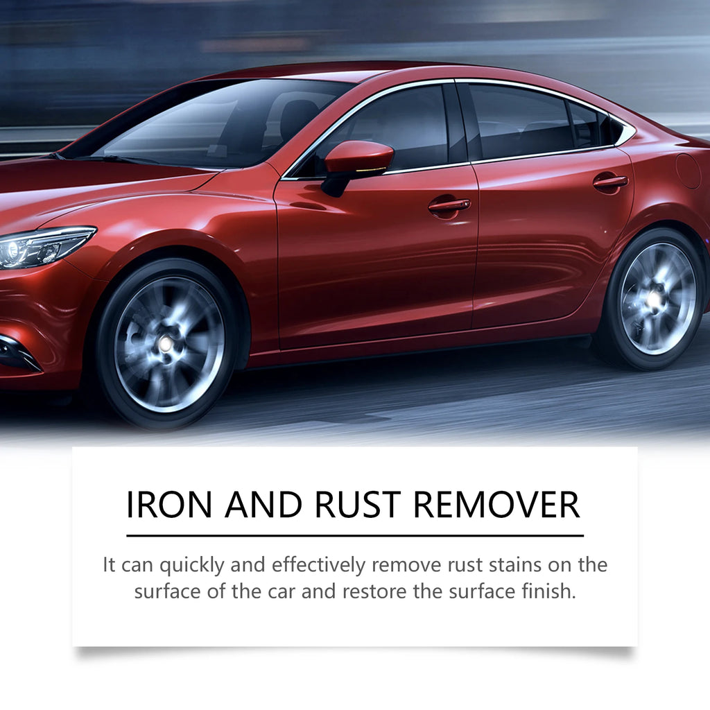 Iron & Rust Remover for Car Dissolve Dit Remove Stubborn Rust Multi-surface Iron & Rust Remover Spray for Paint, Metal Oasis Select