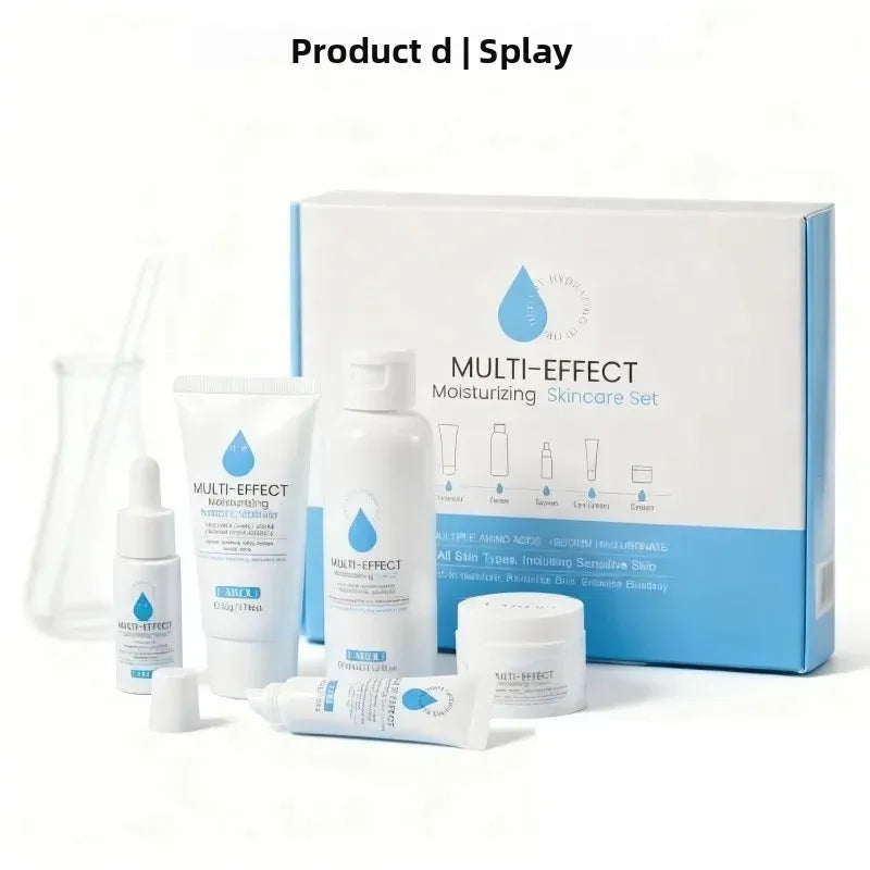 Professional 5 Piece Face Care Collection Intense deep Hydration Set For Dry Skin Daily Beauty Routine Oasis Select