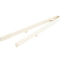 Heat Resistant Silicone Grill Tongs Non-Stick Food Clip BBQ Salad Cooking Serving Clamp for Kitchen Steak Pasta Oasis Select White