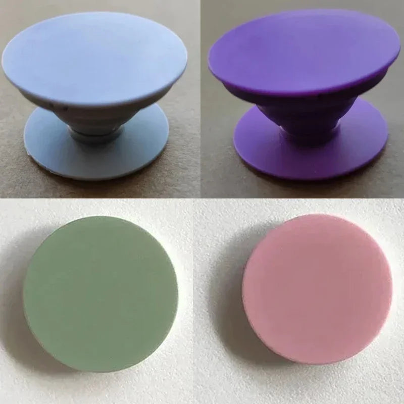 1-5pcs Finger Ring Holder Stand IPhone Samsung Support Telephone Mobilephones Grip Tok Folding Solid Color Pocket Socket Bracket Oasis Select mixed 4pcs 1