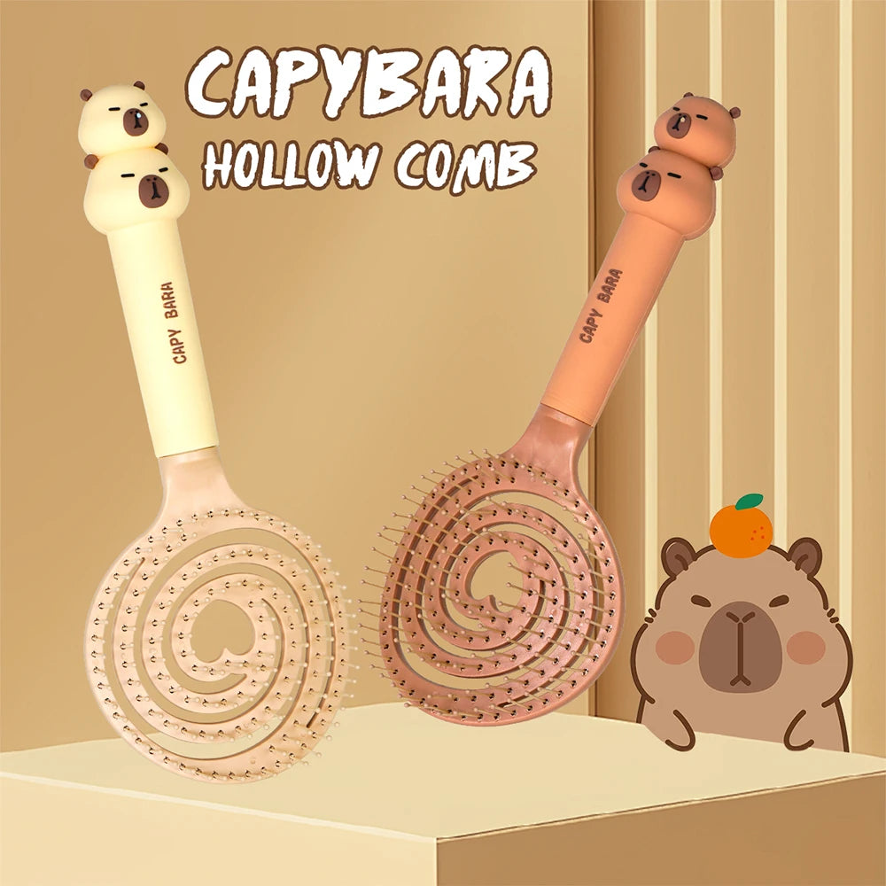 Capybara Hollow Hair Comb – Anti-Static Detangling Brush Hair Detangling Comb Oasis Select