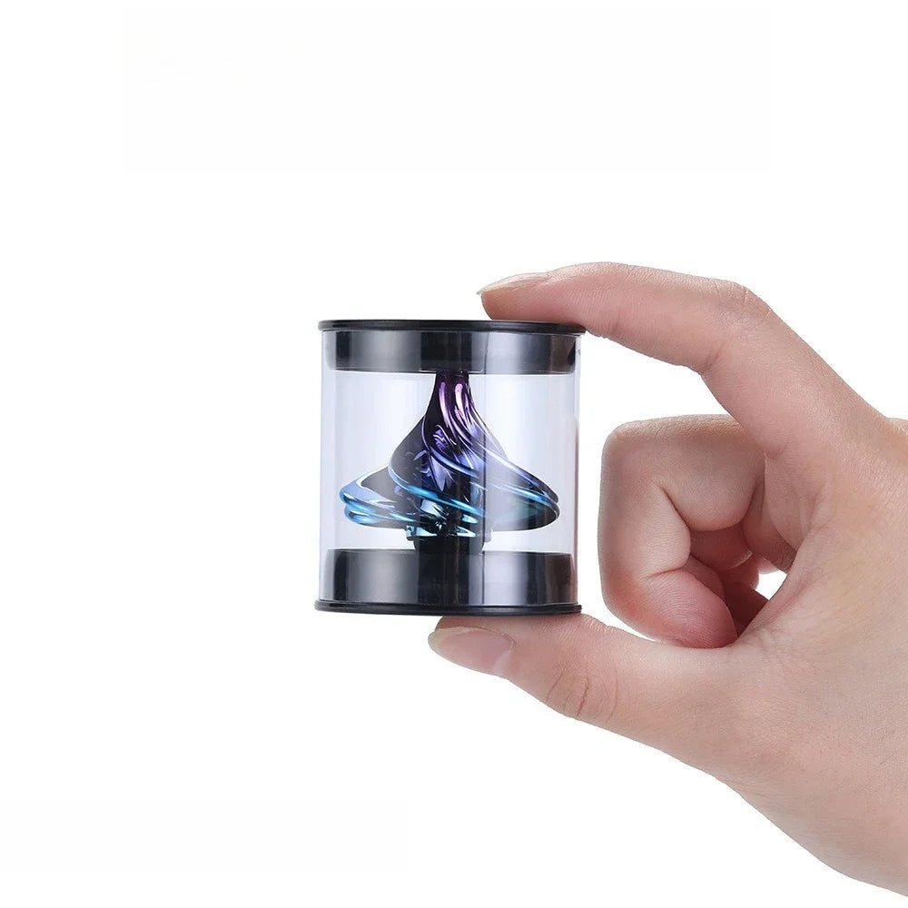 Wind Up Desktop Toy Rotating Kinetic Spinner Fidget Stress Relief Gift for Adults Office Desk Birthday Christmas Present Oasis Select