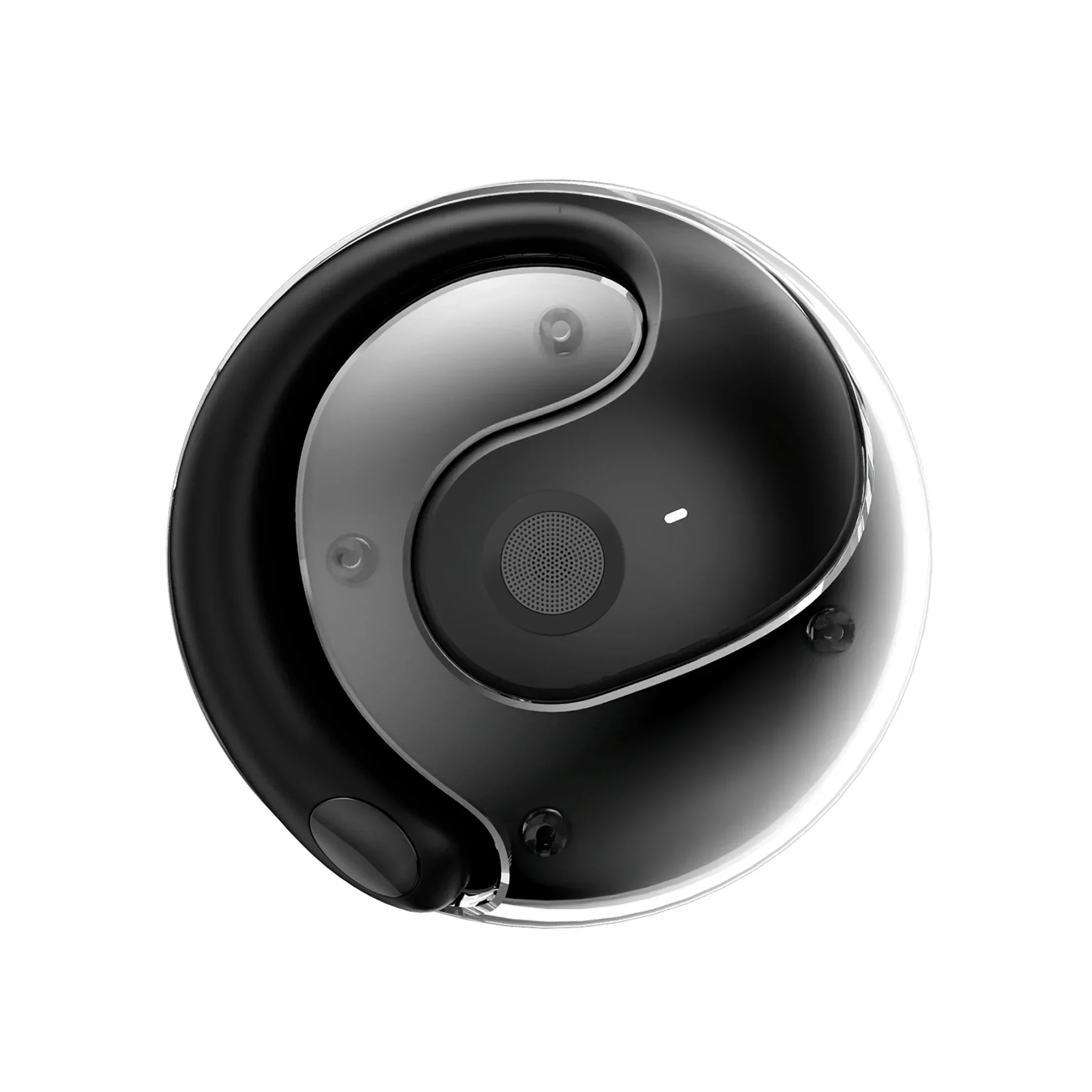 OWS Wireless Headphones Comfortable Ear Hook Touch Control Earbuds with Mic Wireless Bluetooth Headset for Phone Earphones Game Oasis Select Black