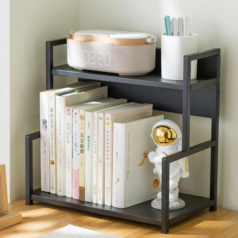 Bookshelf Simple desk shelf Children's combination book Desktop storage Student dormitory small bookcase Simple and modern Oasis Select