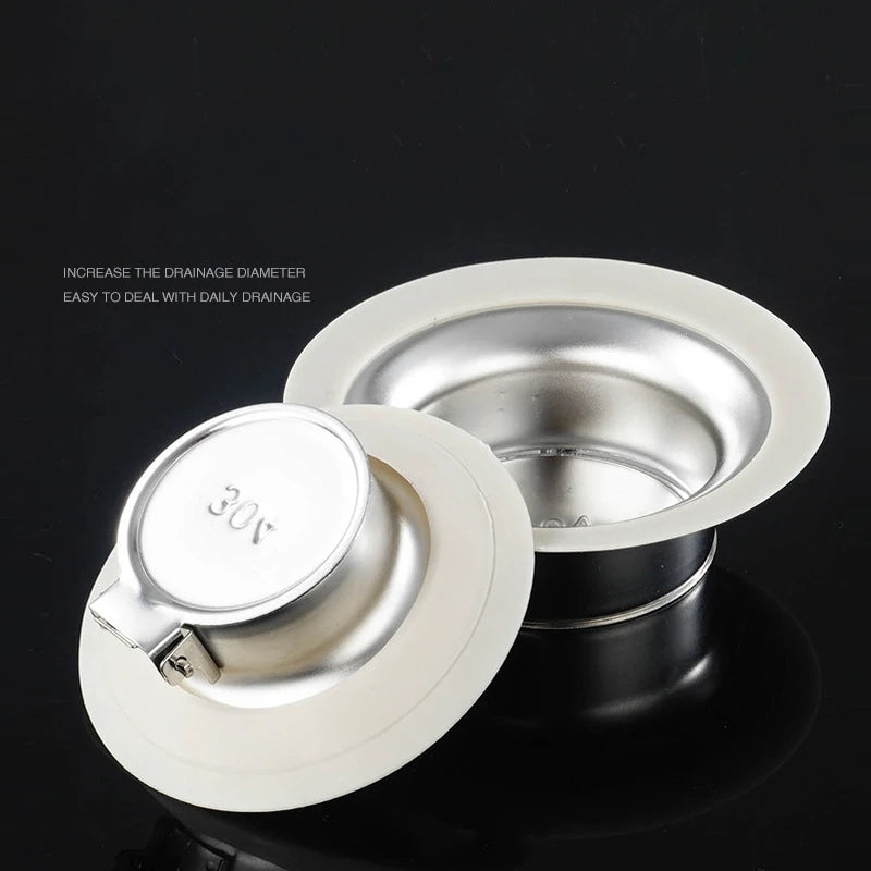 Squatting Pan Anti-smell Plug Stainless Steel Squat Toilet Deodorize Stopper Bathtub Anti-blocking Cover Bathroom Accessories Oasis Select