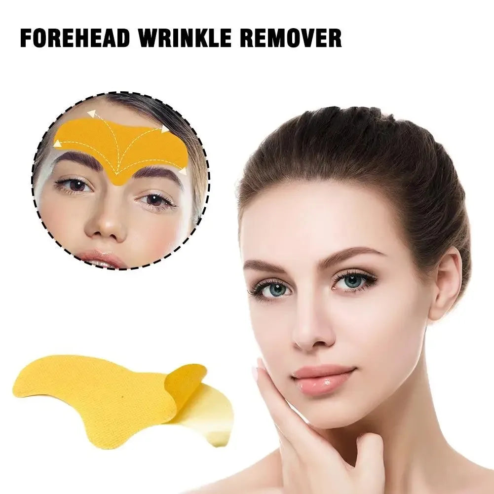 10pcs/box Anti-wrinkle Forehead Line Removal Gel Patch Firming Mask Frown Lines Face Skin Care Stickers Anti-aging Collagen Oasis Select