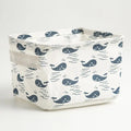 Cotton Linen Waterproof Desktop Storage Box & Organizer