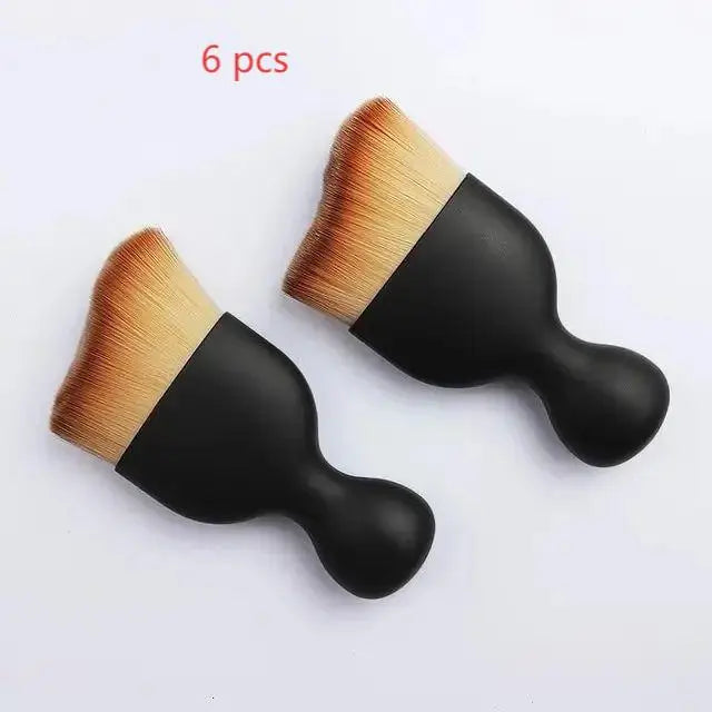 2 Pcs Car Interior Dust Sweeping Soft Brush Car Washing Tool Keyboard Gap Car Dust Brush out Trend Cleaning Brush Oasis Select 6pcs