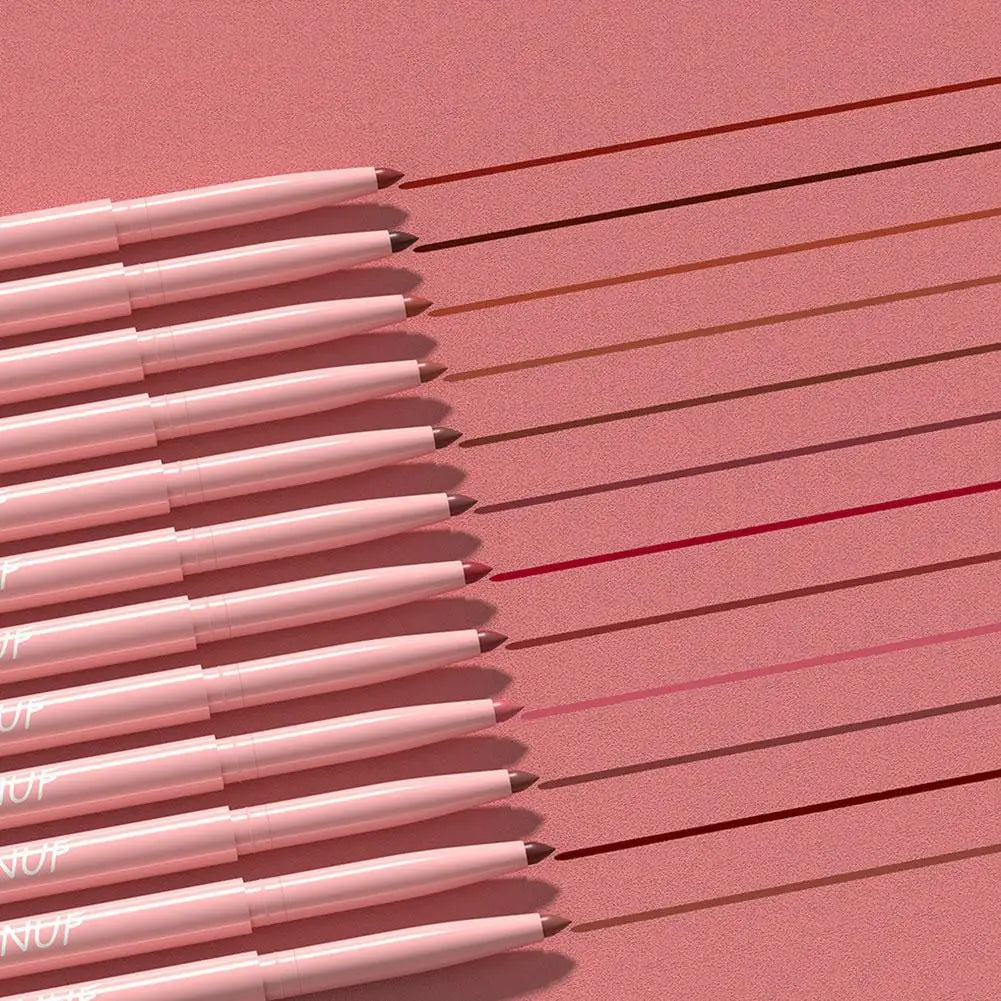 Eelhoe 6-Color Waterproof Lip Liner Set – Long-Lasting Matte Lip Liner Set Oasis Select