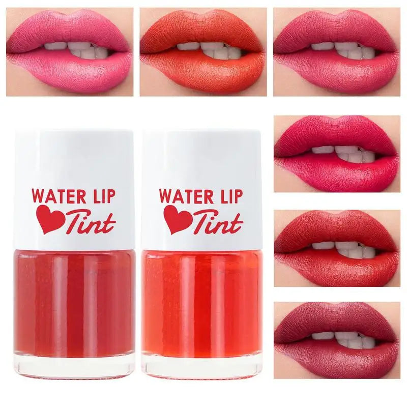 Dyeing Liquid Lipstick Matte Water Lip Stain Lips&Cheek Blush Waterproof Long-lasting Red Pink LipTint Women Cosmetics 6 Colors Oasis Select