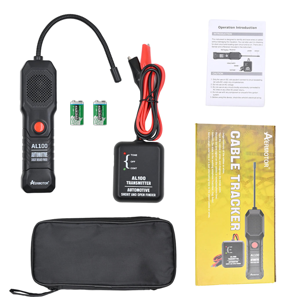 AERMOTOR AL100 Automotive Short Circuit & Wire Tracer Tool Automotive Circuit Tracer Oasis Select
