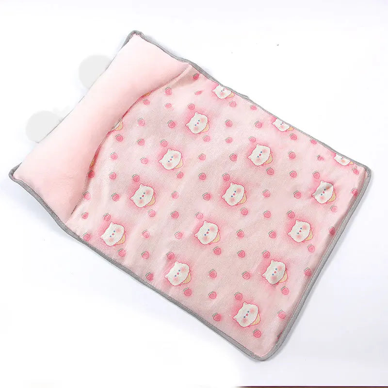 Dog Beds Cat Beds, Summer Ice Silk MATS, Dog Beds, Pet Supplies, Teddy Small and Medium-sized Dog Beds, Suitable for All Seasons Oasis Select