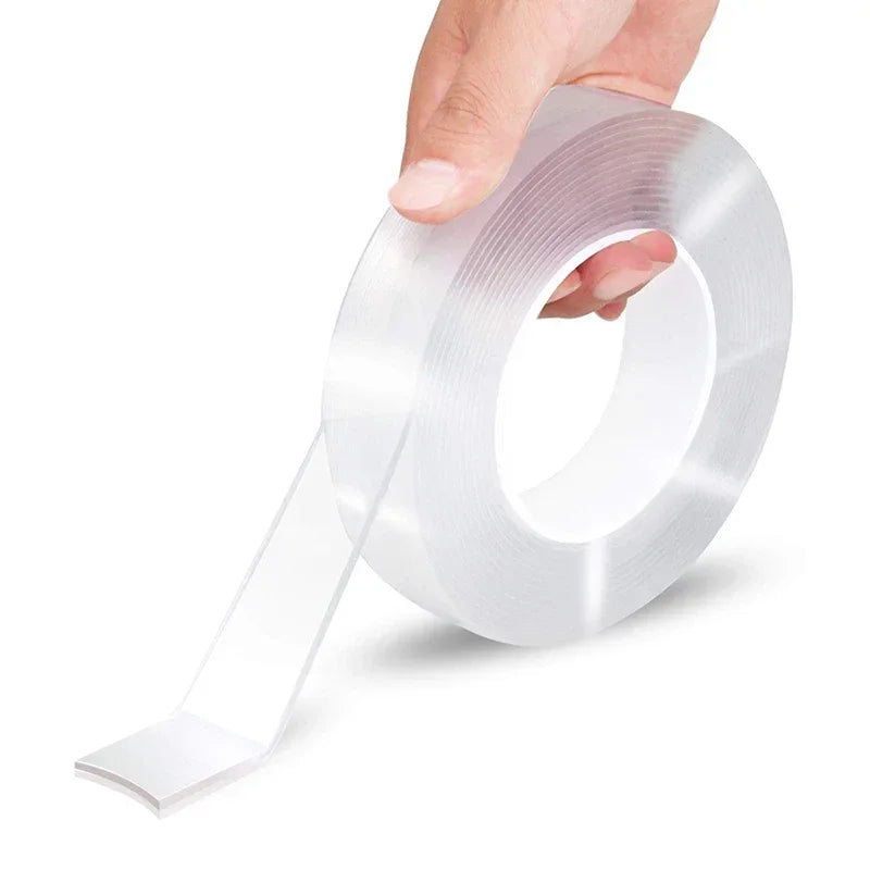 Nano Tape Transparent Double Sided Tape Waterproof Wall Stickers Reusable Heat Resistant Bathroom Home Decoration Tapes Oasis Select