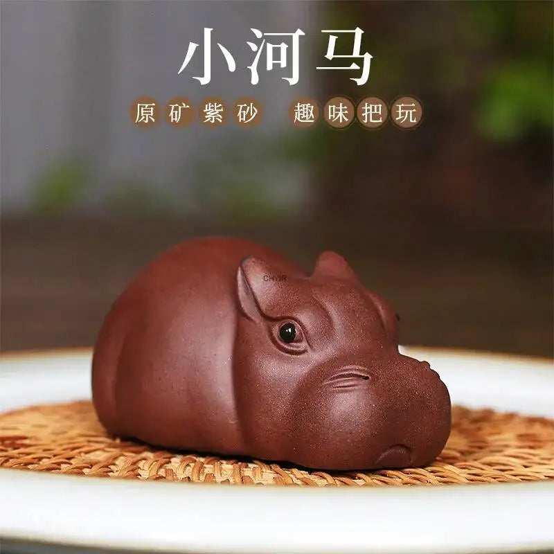 Zisha Tea Pet Wethy And Generous Creative Sculpture Ornament Tea Play Craft Decoration Чайные Украшения Oasis Select