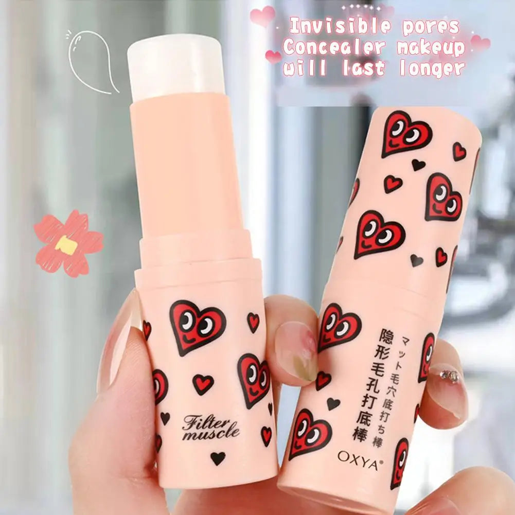 Invisible Pore Primer Stick Waterproof Pore Eraser Face Primer Makeup Base Oil-control Moisturizing Fine Lines Isolation Make Up Oasis Select E