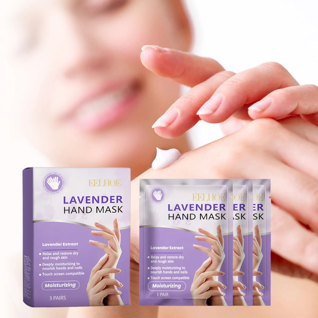 Niacinamide Hand Mask – Moisturizer for Dry Rough Hands (3 Pairs)