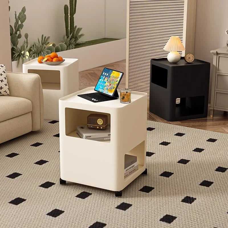 Wrought iron side table removable living room sofa coffee table small table bedroom bedside bedside table sturdy and durable Oasis Select