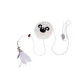 Puzzle cat toy, a fun and relaxing tool, swings on a swing, hangs on a door, feathers play with a cat stick, and is a freeze-dri Oasis Select A