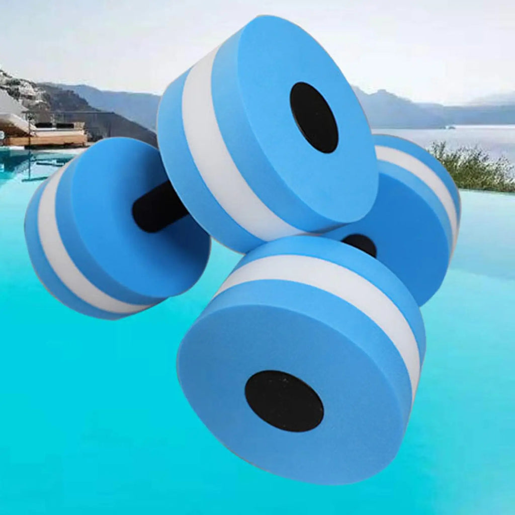 Water Dumbbells For Pool Exercise Floating Water Weights EVA Foam Pool Weights Lightweight Water Fitness Barbells Hand Bar Oasis Select