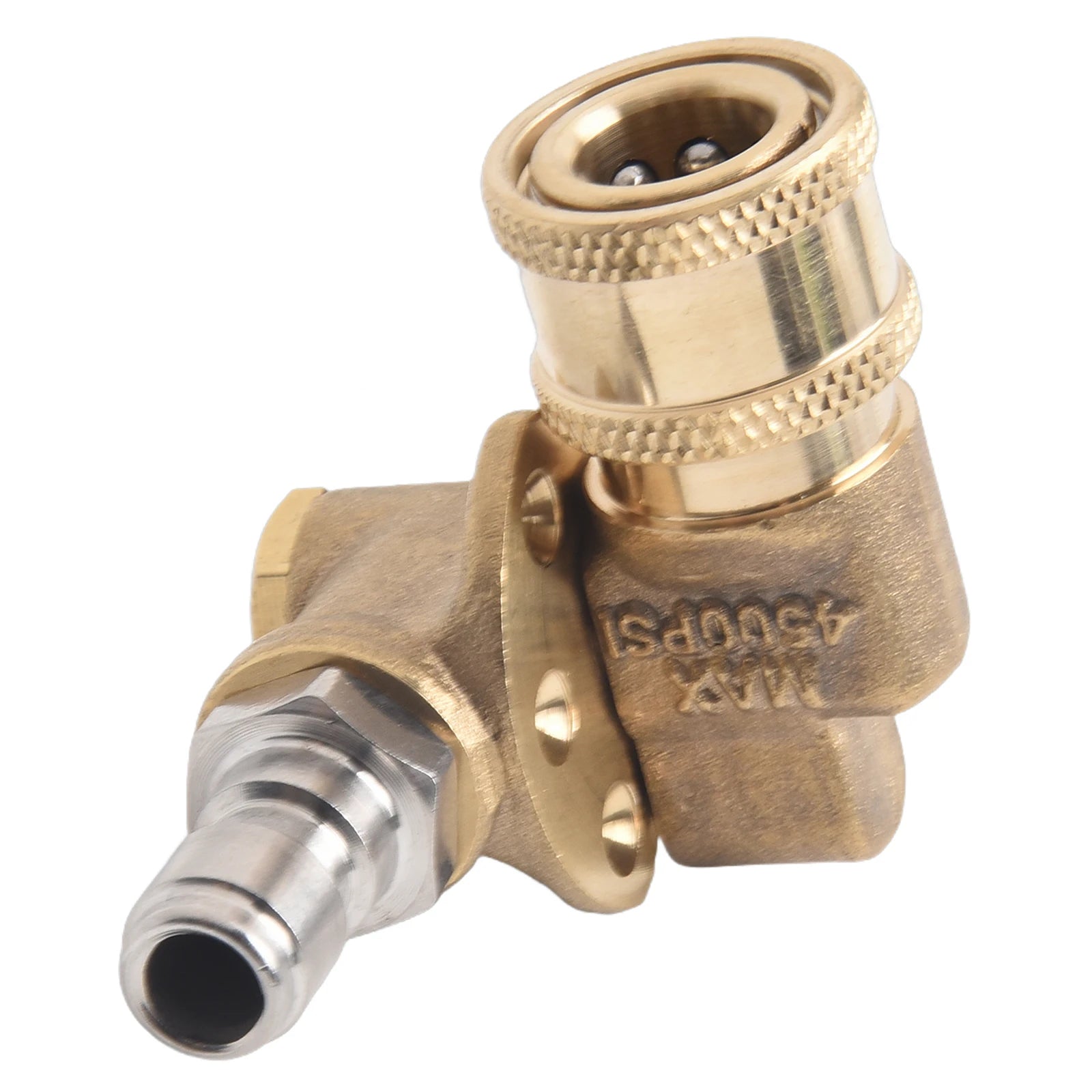 High Pressure Washer Coupler Swivel Brass Coupler Attachment 1/4" Quick Connect 5-speed Adjustable Rotating Nozzle ﻿ Oasis Select