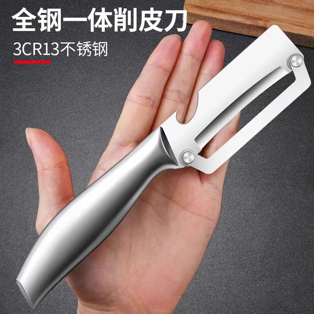 Stainless Steel Fruit & Vegetable Peeler – Wood Handle | Aihogard