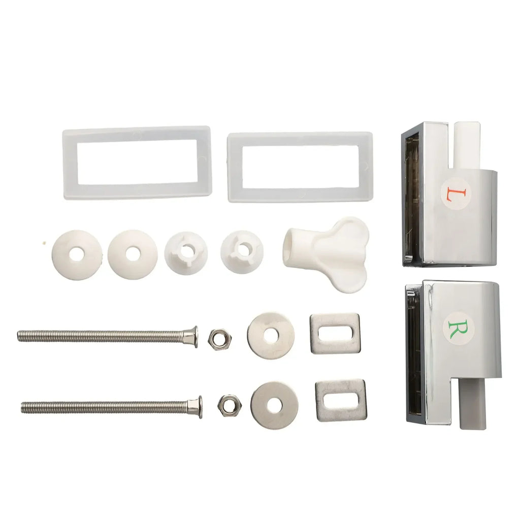 1set Toilet Seat Hinge Toilet Soft Close Hinge Toilet Cover Cushion Cover Mounting Fixed Joint Replacement Hardware Parts Oasis Select