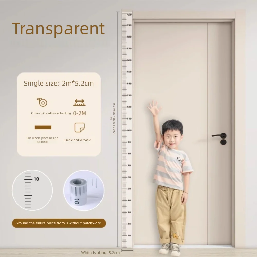 2M Self-Adhesive Growth Chart Height Measurement Sticker