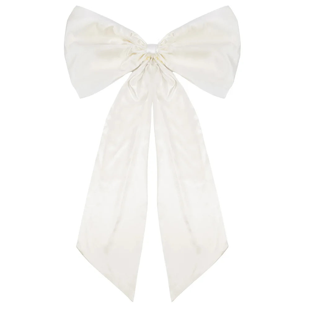 Giant Pink Satin Bow Wall Decor – 43x24" Party Decoration