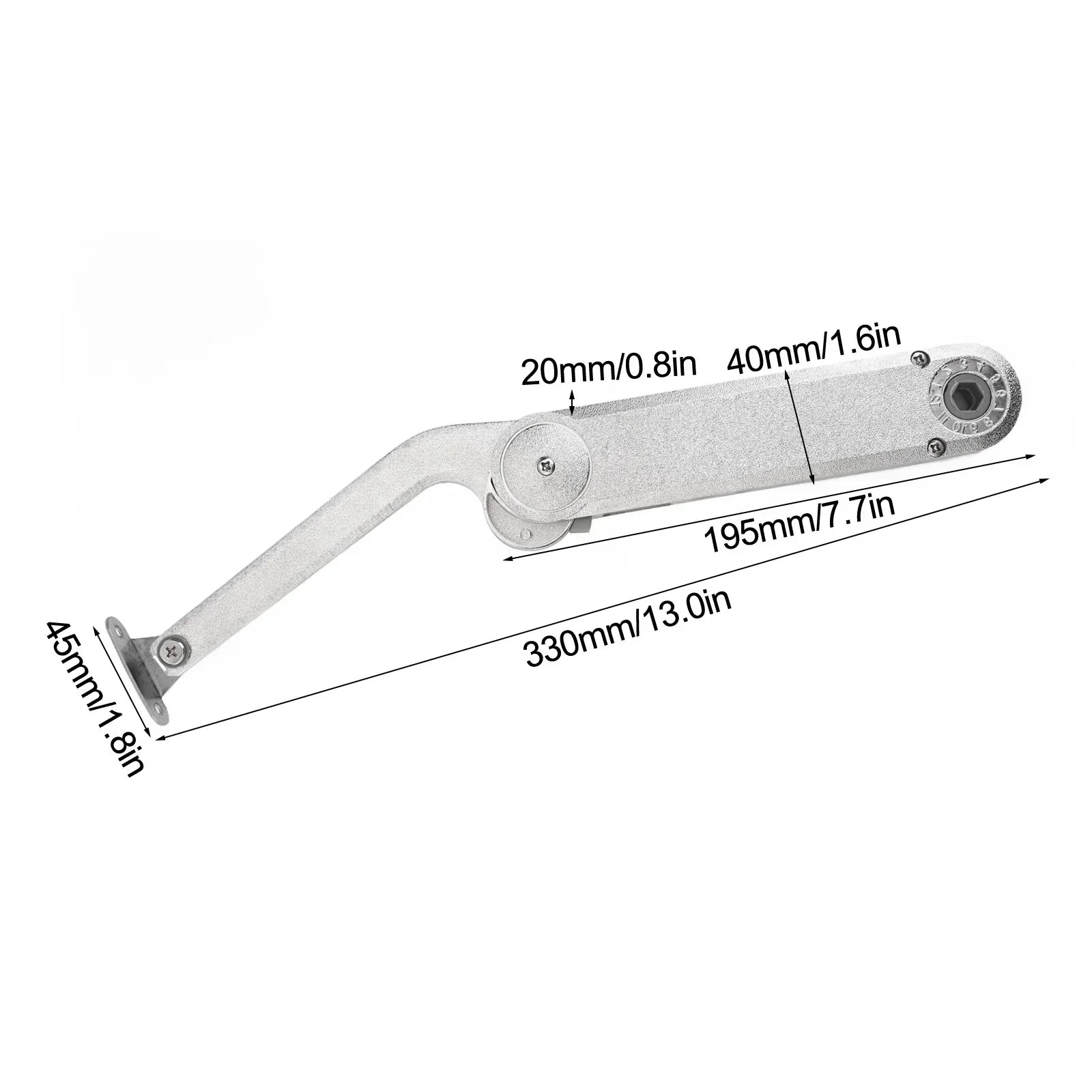 Parts Support Rod Cupboard Fittings For Wardrobe Lids Heavy Duty Replacement Sliver Zinc Alloy Cabinets Practical Oasis Select