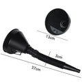 Oil Funnel Car Engine Refueling Funnels with Filter Extension Pipe for Auto Motorcycle Truck Oil Petrol Diesel Gasoline Funnel Oasis Select Black 1PC
