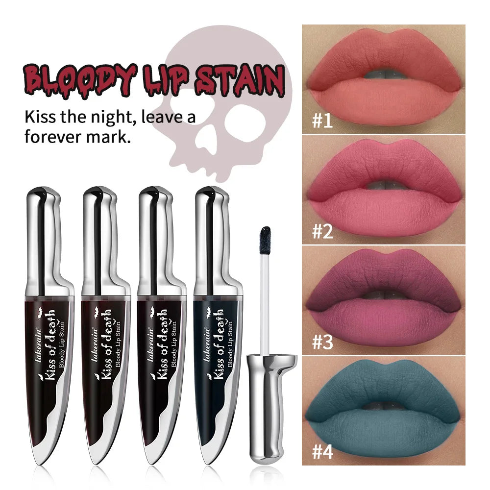 Gothic Bloody Lip Stain – Matte Waterproof Halloween Cosplay Gothic Lip Stain Oasis Select