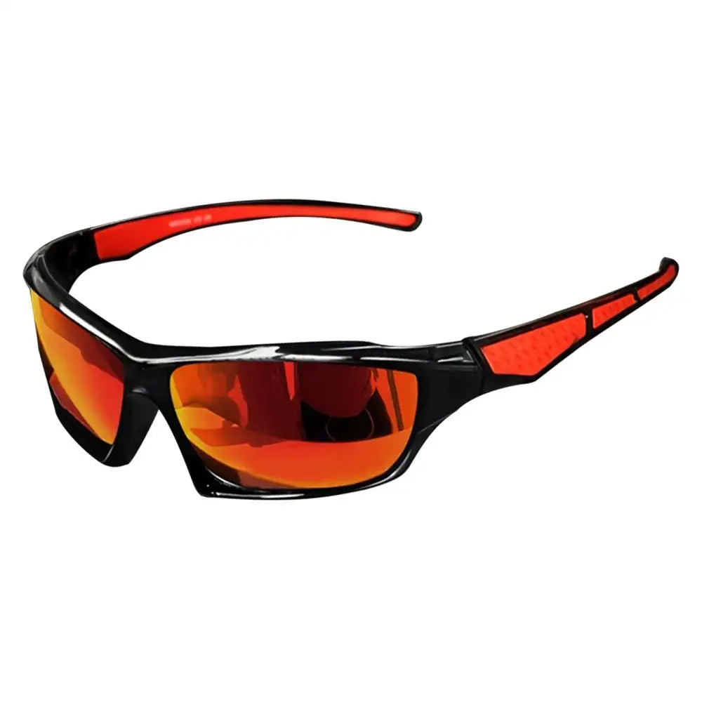 Polarized Sunglasses Men Comprehensive Protection Sun Glasses Comfortable Lightweight Frame Sport Eyeglasses for Driving Fishing Oasis Select Red