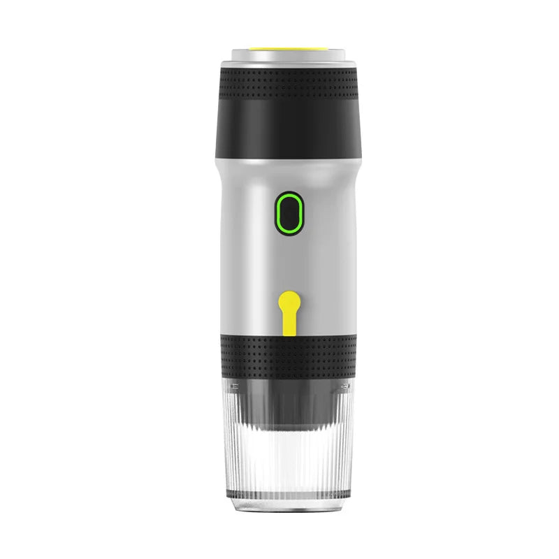 Portable Fully Automatic Espresso Capsule Coffee Machine For Large and Small Capsules Of Coffee Powder Electric Coffee Machine Oasis Select Silvery