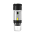 Portable Fully Automatic Espresso Capsule Coffee Machine For Large and Small Capsules Of Coffee Powder Electric Coffee Machine Oasis Select Silvery