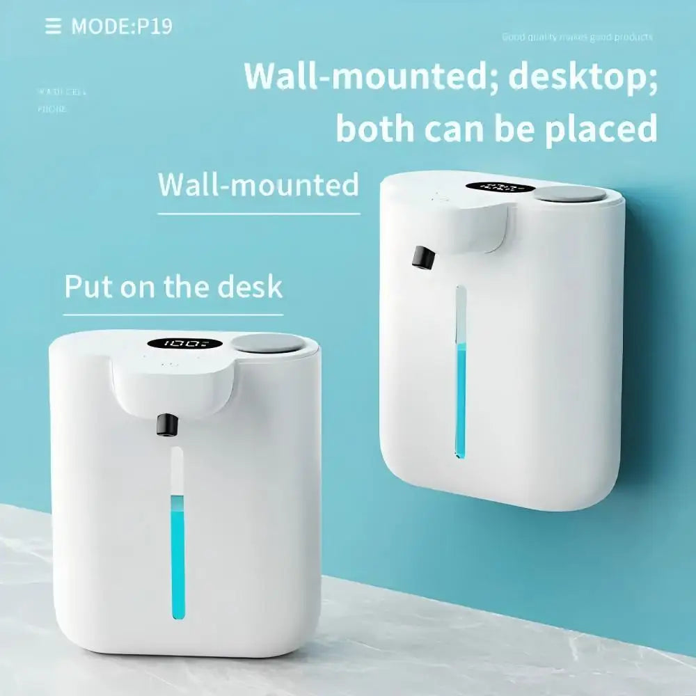 500ml Auto Soap Dispenser – HD Display, 9 Levels, IPX5