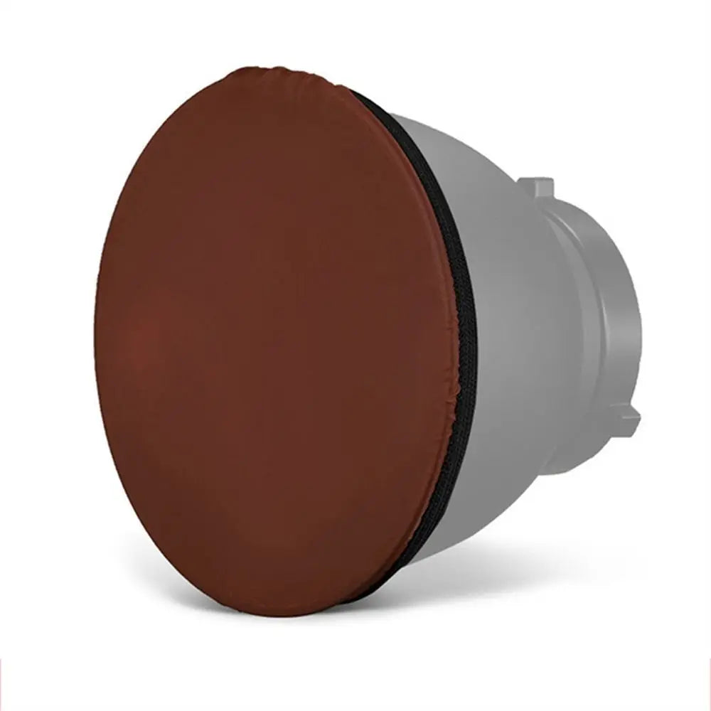 Soft Light Diffuser Sock 7" 18cm Soft Light Protective Cover Studio Strobe Bowen Mount Standard Reflector Photography Flash 55 ° Oasis Select Brown--