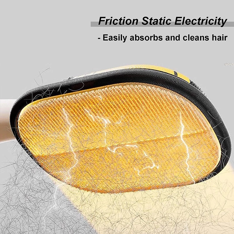 Static Pet Hair Removal Gloves Brush, Reusable Electrostatic Cat Dog Pet Hair Remover Grooming Glove Brush Tool Oasis Select