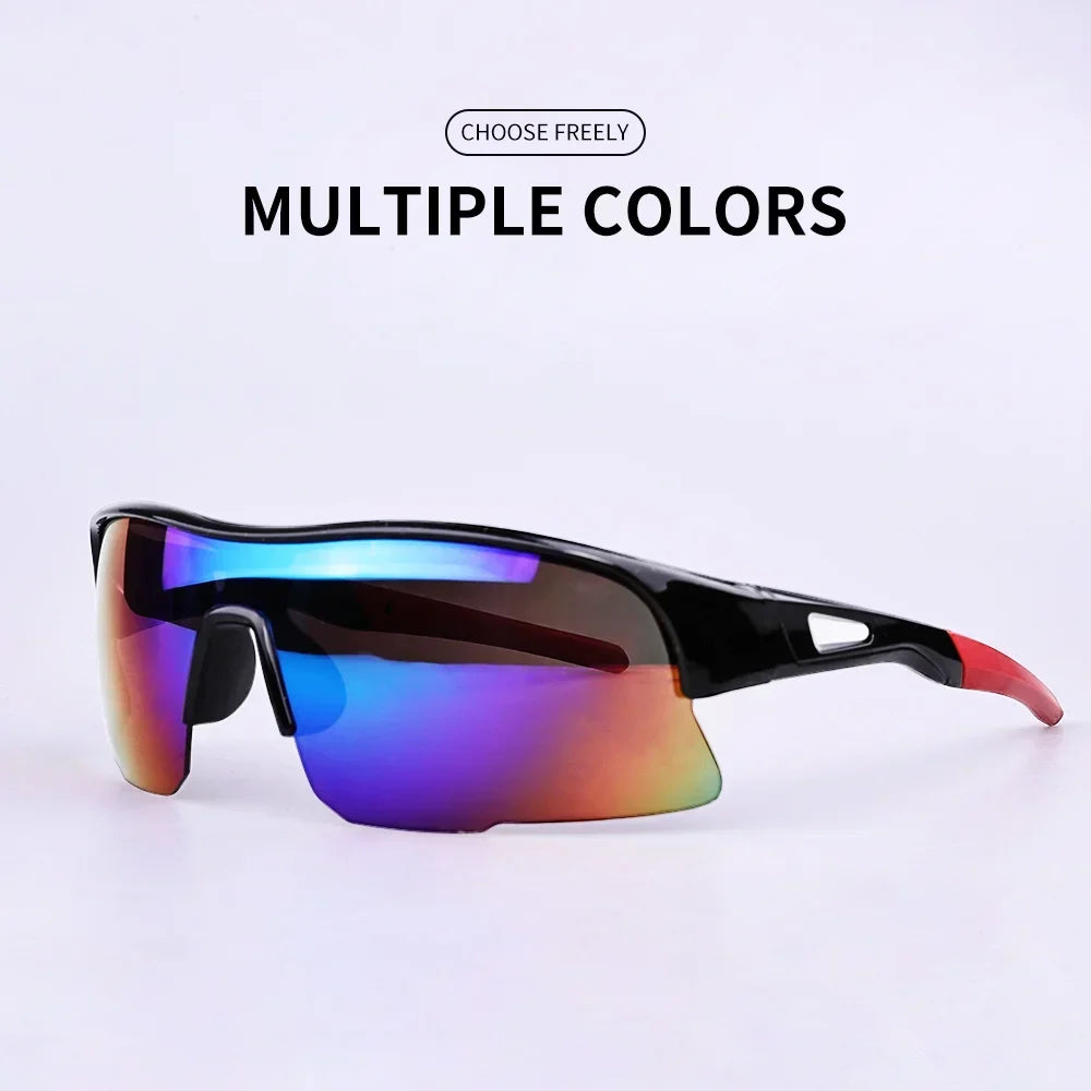 Cycling Glasses UV Protection Sports Sunglasses Lightweight Frame Surround Windproof Glasses for Cycling Running Hiking Oasis Select