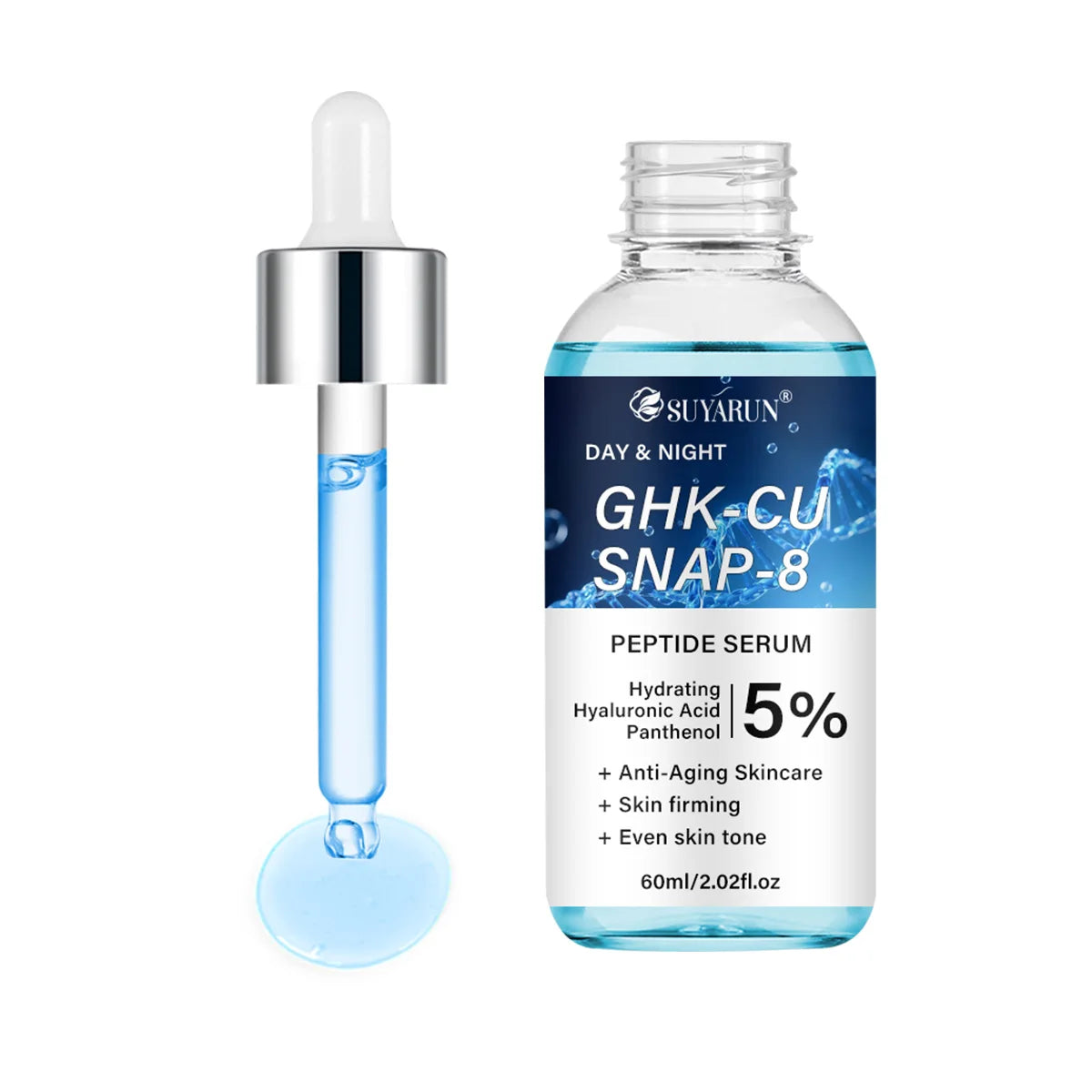 SUYARUN GHK-Cu & SNAP-8 Peptide Serum – Firming Face Serum Peptide Face Serum Oasis Select 60ml