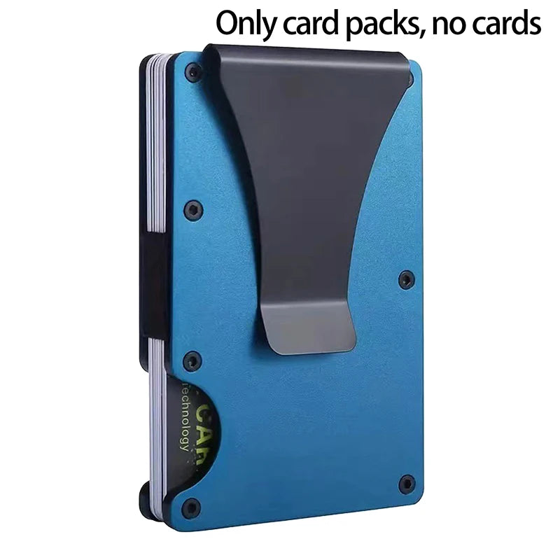 Slim RFID Minimalist Wallet – Card Holder & Money Clip