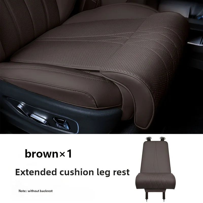 Napa Leather Car Seat Extender Cushion – Leg Support